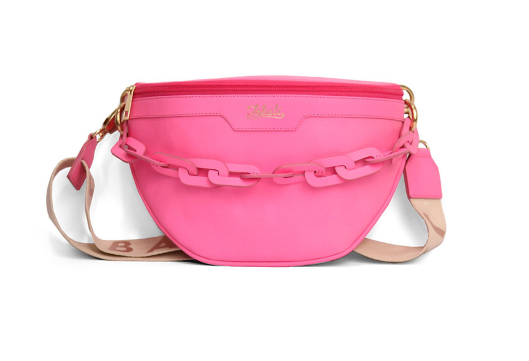 Riñonera Rosado Barbie 100% cuero