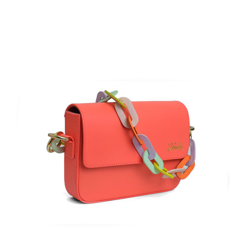 Baúl Chain Coral Neón