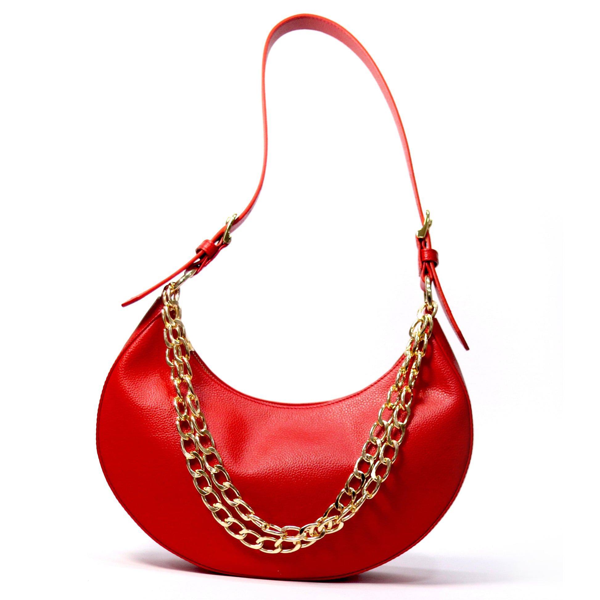 Selene Bag +Body Chain Rojo