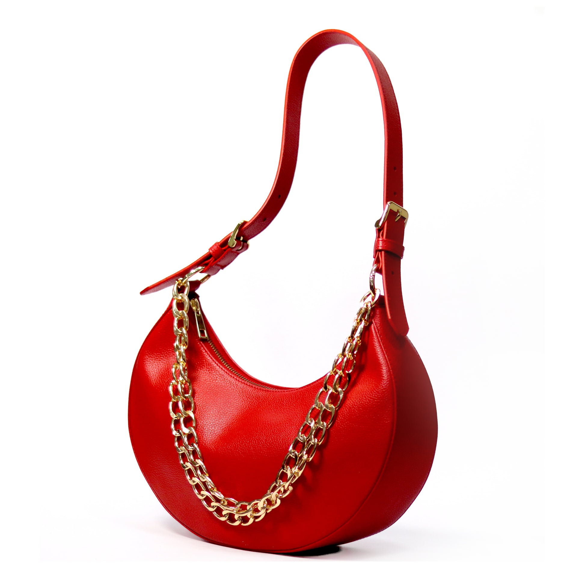 Selene Bag +Body Chain Rojo
