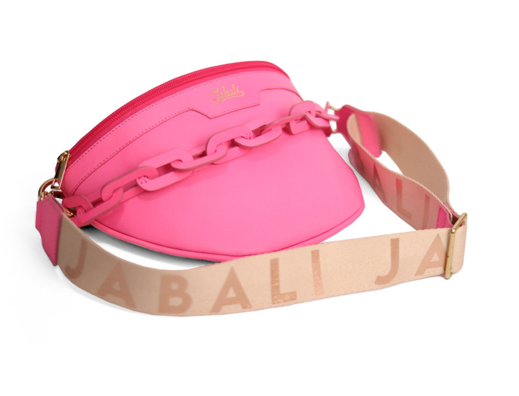 Riñonera Rosado Barbie 100% cuero