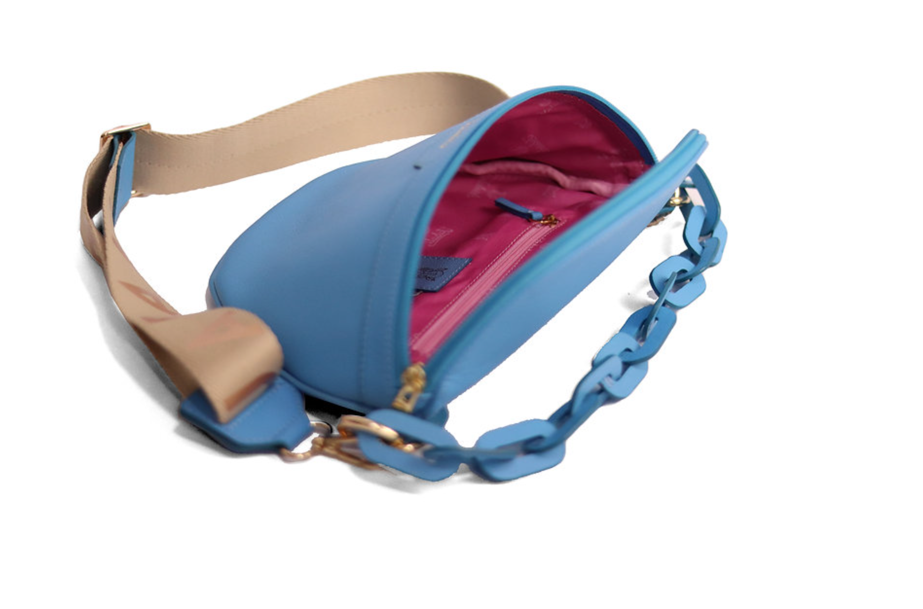 Riñonera Azúl Gucci 100% cuero