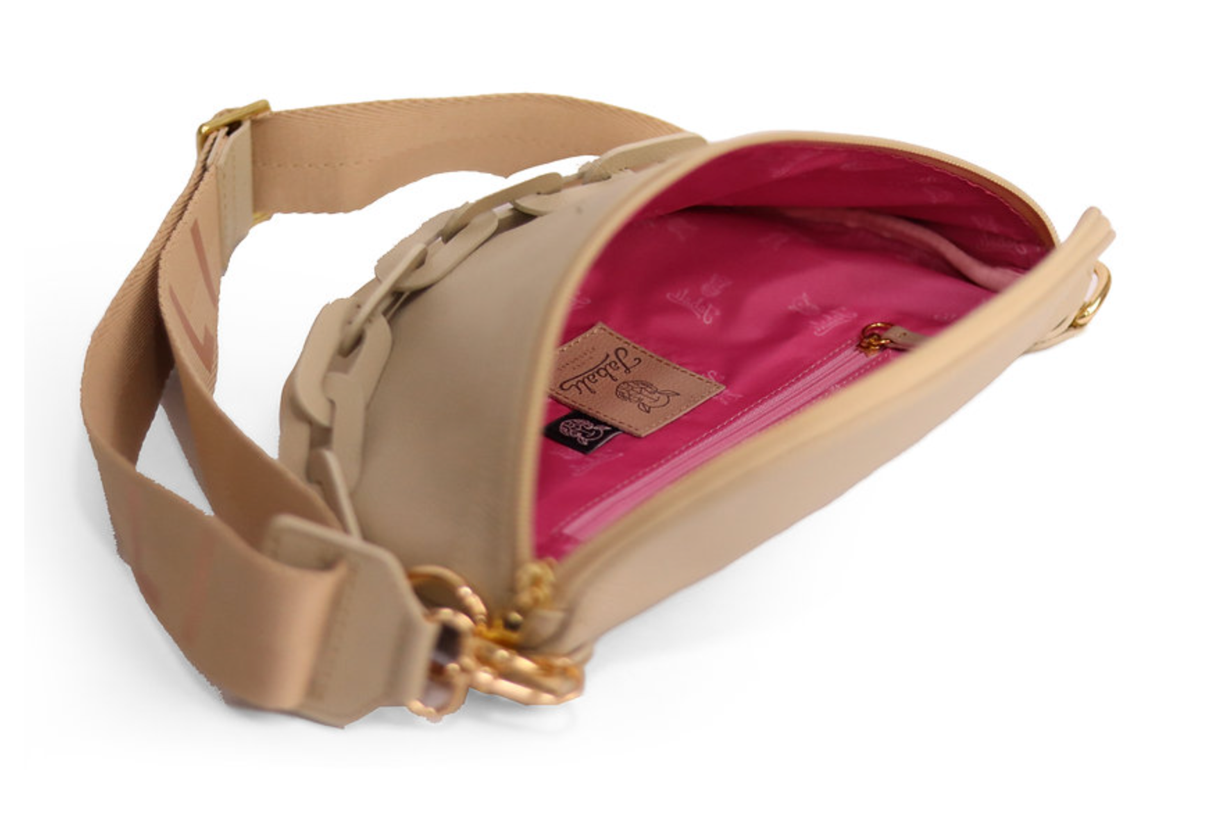 Riñonera Taupé 100% cuero