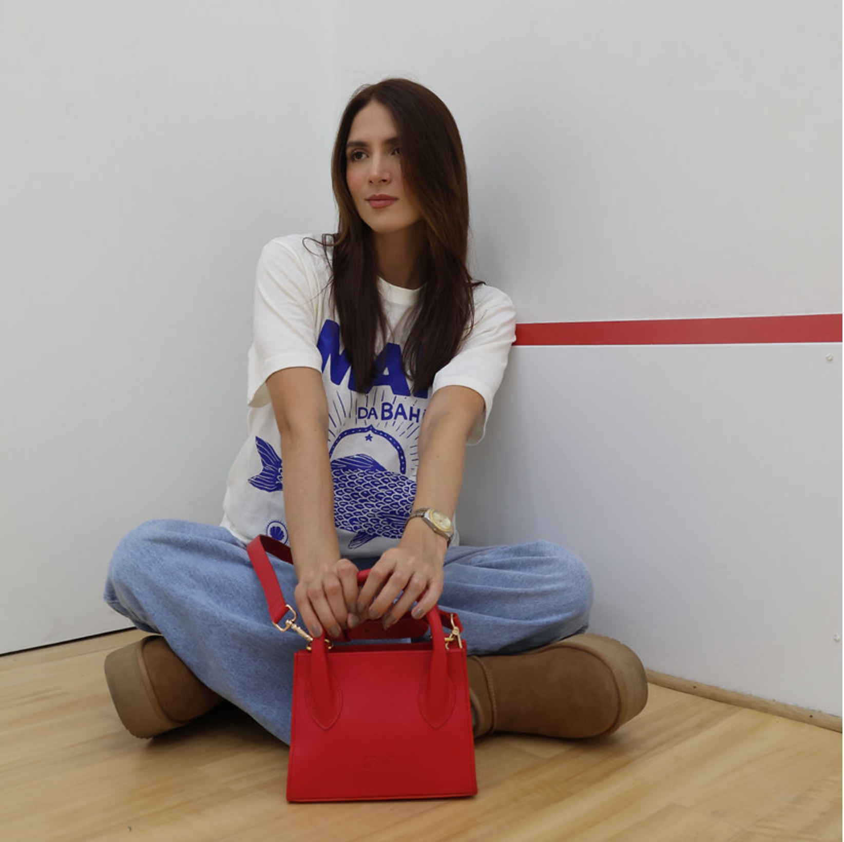 Mini Tote Rojo