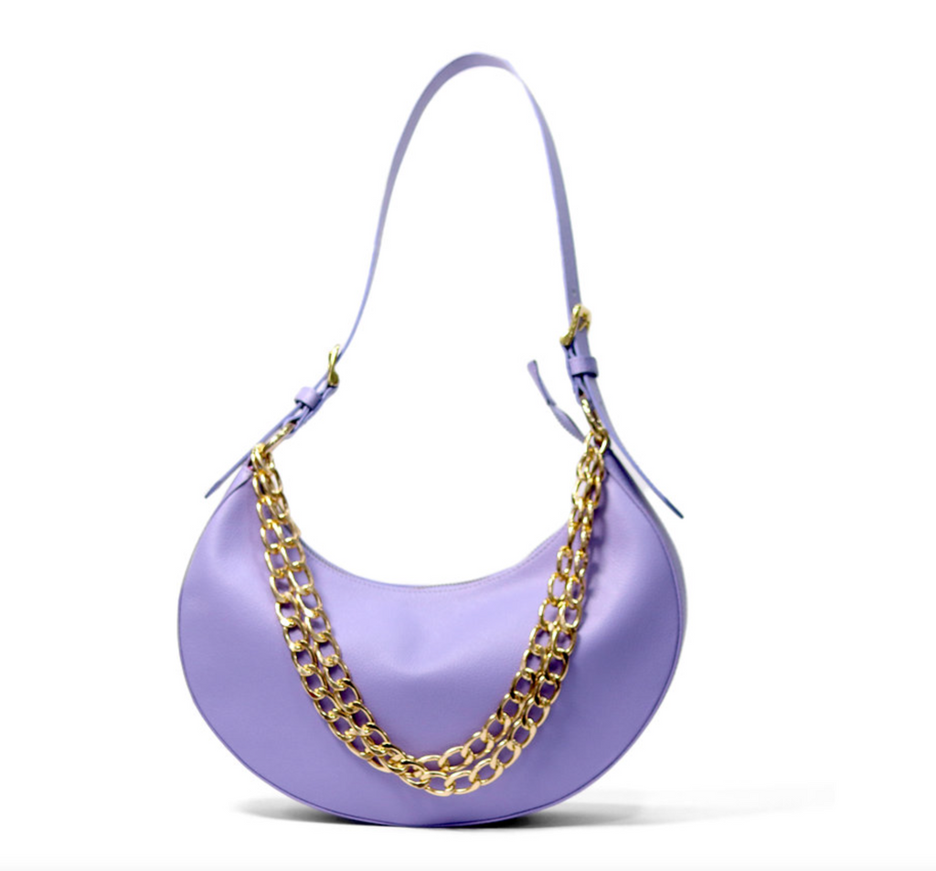 Selene Bag +Body Chain Morado Veri