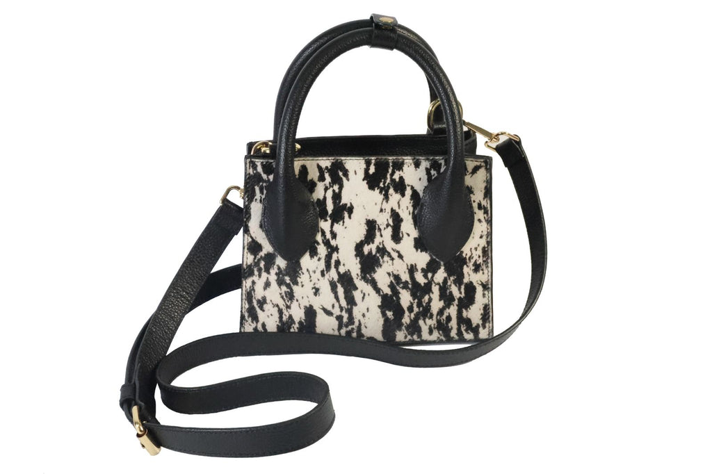 Mini Tote Cow Print